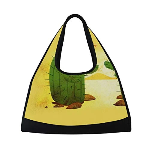 HUVATT Duffel Bags Cactus Hug Womens Gym Yoga Bag Fun Tote Beach Bag For Men 1 HUVATT Duffel Bags Cactus Hug Womens Gym Yoga Bag Fun Tote Beach Bag For Men