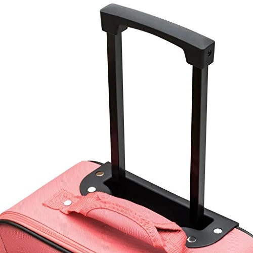 Millennium By Travelway Wheeled Suitcase - Rolling Carry-on (20 Inch, Coral) 3 Millennium By Travelway Wheeled Suitcase - Rolling Carry-on (20 Inch, Coral) - Image 3