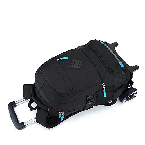 TiTa-Dong Rolling Backpack Luggage 18 Inch Wheeled Backpack Travel Laptop Laptop Six Wheels Unisex Trolley School Bags Jansport For Boys Girls Kids Teenagers Students,Black 8 TiTa-Dong Rolling Backpack Luggage 18 Inch Wheeled Backpack Travel Laptop Laptop Six Wheels Unisex Trolley School Bags Jansport For Boys Girls Kids Teenagers Students,Black - Image 8