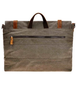 Canvas Messenger Bag Zlyc Leather Trim 15.6 Inch Laptop Bag Military Shoulder Bag Vintage Handbag 14 Canvas Messenger Bag Zlyc Leather Trim 15.6 Inch Laptop Bag Military Shoulder Bag Vintage Handbag -Luggage Factory 51 TKnP8hSL