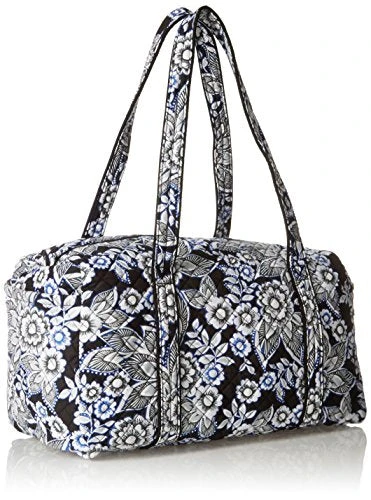 Vera Bradley Women'S Iconic Small Duffel, Snow Lotus 3 Vera Bradley Women'S Iconic Small Duffel, Snow Lotus - Image 3