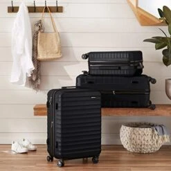 AmazonBasics Hardside Spinner Travel Luggage Suitcase - 26 Inch, Black 12 AmazonBasics Hardside Spinner Travel Luggage Suitcase - 26 Inch, Black -Luggage Factory 5109MuUGQ2L 0ede775b d7ea 42f7 97dd aa1b3b0302b0