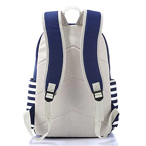 FLYMEI Cute Backpack For Women, School Backpack For Girls Fashion Bookbag For Women 15.6'' Laptop Back Pack With USB Charging Port, Lightweight Blue Bookbag Casual Girl Backpack 4 FLYMEI Cute Backpack For Women, School Backpack For Girls Fashion Bookbag For Women 15.6'' Laptop Back Pack With USB Charging Port, Lightweight Blue Bookbag Casual Girl Backpack - Image 4