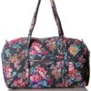 Vera Bradley Iconic Large Travel Duffel, Signature Cotton, Pretty Posies