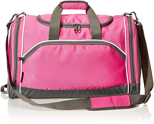 Amazonbasics Sports Duffel - Small, Pink 2 Amazonbasics Sports Duffel - Small, Pink - Image 2