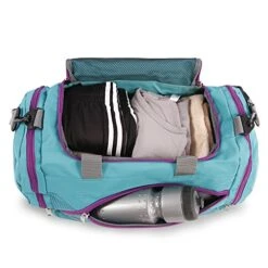 Fila Sprinter 19" Sport Duffel Bag, Teal/Purple -Luggage Factory 514O lVX5rL