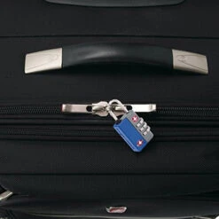 SwissGear TSA-Approved Travel Sentry Combination Luggage Lock With Resettable Combo And Inspection Indicator, Blue, One Size -Luggage Factory 514RsgBMjgL