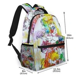 Sai-Lor Mo-On Backpack Travel College School Daypack Bookbag Casual Sports Backpack Laptop Backpack For Women Men -Luggage Factory 515XH6Tn6eS