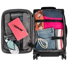 Travelpro Tourlite 4-Piece Set: 21, 25, 29-Inch Spinners And Travel Pillow (Black) -Luggage Factory 51667EInPYL 1615c2ab 53db 40f1 84d8 e6a61fa57854