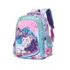 Unicorn Backpack For Girls, Kid 16 Inch Water Resistant Preschool Primary Kindergarten Elementary School Bookbag With Water Bottle Pocket And Chest Strap Large Capacity - Purple