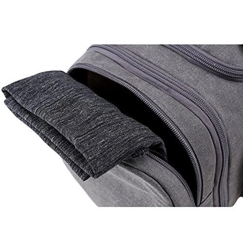 ABage Large Duffle Bag Canvas Travel Overnight Gym Weekend Tote Luggage Duffel Bags, Black 9 ABage Large Duffle Bag Canvas Travel Overnight Gym Weekend Tote Luggage Duffel Bags, Black - Image 9