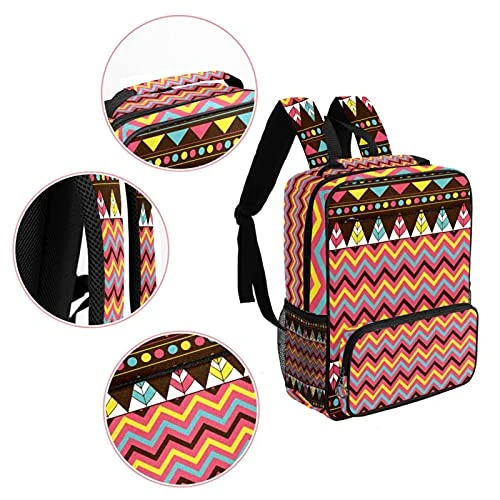 LORVIES Aztec Ethnic School Bag For Student Bookbag Women Travel Backpack Casual Daypack Travel Hiking Camping 5 LORVIES Aztec Ethnic School Bag For Student Bookbag Women Travel Backpack Casual Daypack Travel Hiking Camping - Image 5