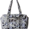 Vera Bradley Women'S Iconic Small Duffel, Snow Lotus