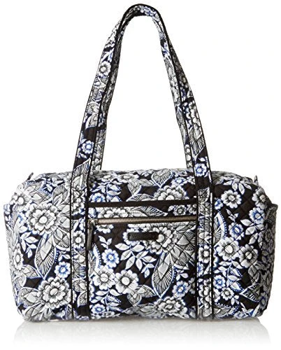 Vera Bradley Women'S Iconic Small Duffel, Snow Lotus 1 Vera Bradley Women'S Iconic Small Duffel, Snow Lotus