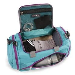 Fila Sprinter 19" Sport Duffel Bag, Teal/Purple -Luggage Factory 519iSKGUXtL