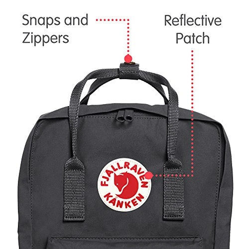 Fjallraven - Kanken Laptop 13" Backpack For Everyday, Super Grey 4 Fjallraven - Kanken Laptop 13" Backpack For Everyday, Super Grey - Image 4