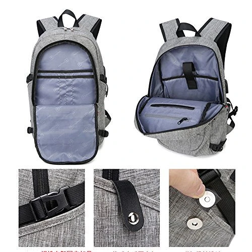 C-Space Business Waterproof Resistant Polyester Laptop Backpack With Usb Charging Port And Lock 6 C-Space Business Waterproof Resistant Polyester Laptop Backpack With Usb Charging Port And Lock - Image 6