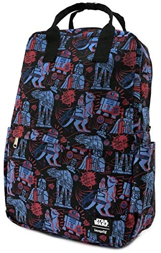 Loungefly Star Wars Empire Strikes Back 40th Anniversary Square Nylon Backpack 4 Loungefly Star Wars Empire Strikes Back 40th Anniversary Square Nylon Backpack - Image 4