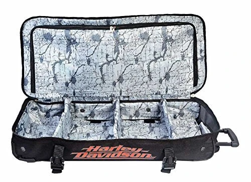 Harley Davidson Harley-Davidson 32 Inch XL Super Organized Duffel, Wheeled Bag 99632-RUST/BLK 5 Harley Davidson Harley-Davidson 32 Inch XL Super Organized Duffel, Wheeled Bag 99632-RUST/BLK - Image 5