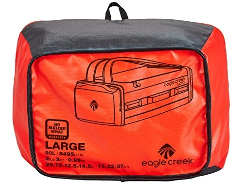 Eagle Creek Cargo Hauler Duffel, 90L, Flame/Asphalt 3 Eagle Creek Cargo Hauler Duffel, 90L, Flame/Asphalt - Image 3