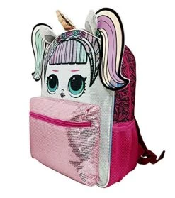 L.O.L. Surprise! LOL Large 16" Unicorn Sequin Backpack New With Tags -Luggage Factory 51C2g9r1WpL