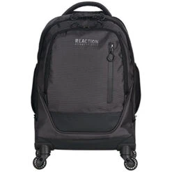 Kenneth Cole Reaction 1680D Coated Polyester Double Gusset 4-Wheel 17.0” Computer Laptop