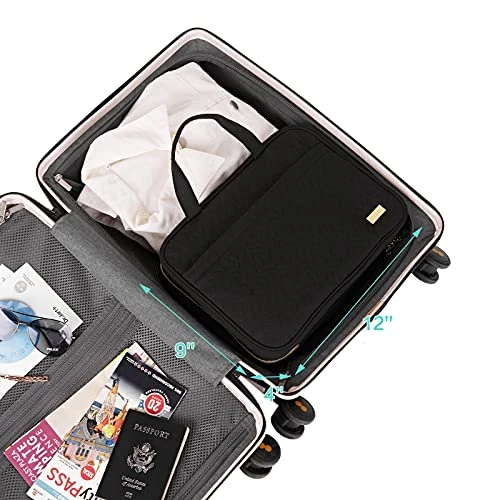 NISHEL Large Hanging Travel Toiletry Bag, Portable Makeup Organizer, Water Resistant Cosmetic Holder For Brushes Set, Full-Sized Shampoo, Conditioner, Accessories, Black 2 NISHEL Large Hanging Travel Toiletry Bag, Portable Makeup Organizer, Water Resistant Cosmetic Holder For Brushes Set, Full-Sized Shampoo, Conditioner, Accessories, Black - Image 2