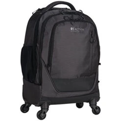 Kenneth Cole Reaction 1680D Coated Polyester Double Gusset 4-Wheel 17.0” Computer Laptop -Luggage Factory 51ETOu5HZaL