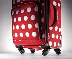 American Tourister Disney Softside Spinner 2 Piece Luggage Set 21 And 28 And Travel Pillow (One Size, Minnie Mouse Polka Dot) -Luggage Factory 51FjHrz6eLL 5f65cb2a 2931 43d7 a71d e05b986e4159
