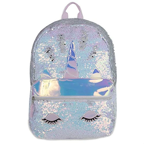 Reverse Sequin Glitter Backpacks - Color Changing Rainbow Magic Backpacks (Rainbow Unicorn) 3 Reverse Sequin Glitter Backpacks - Color Changing Rainbow Magic Backpacks (Rainbow Unicorn) - Image 3