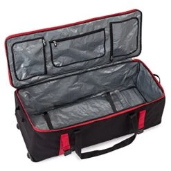 JLF | Airplane Friendly | Standard Checked Luggage | Lightweight Suitcase | 35" - 36" Travel Bag | Sized For 10', 11' Inflatable Stand Up Paddle Board SUP Kit (Wheeled Duffel Bag) -Luggage Factory 51FtKPpuPjL