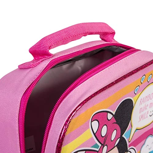 Minnie Mouse Backpack Combo Set - Disney Minnie Mouse Girls' 4 Piece Backpack Set - Backpack & Lunch Kit (Pink) 2 Minnie Mouse Backpack Combo Set - Disney Minnie Mouse Girls' 4 Piece Backpack Set - Backpack & Lunch Kit (Pink) - Image 2