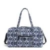 Vera Bradley Women's Signature Cotton Large Travel Duffel Bag, Ikat Island, One Size
