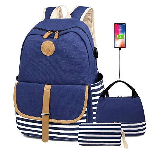FLYMEI Cute Backpack For Women, School Backpack For Girls Fashion Bookbag For Women 15.6'' Laptop Back Pack With USB Charging Port, Lightweight Blue Bookbag Casual Girl Backpack 1 FLYMEI Cute Backpack For Women, School Backpack For Girls Fashion Bookbag For Women 15.6'' Laptop Back Pack With USB Charging Port, Lightweight Blue Bookbag Casual Girl Backpack