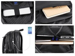 School Backpack Boys Bookbags Water Resistant Laptop Computer Bag With USB Charging Port College -Luggage Factory 51HRF9pDAmL