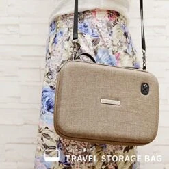 NaSaDen Hardshell Travel Storage Case Nintendo Switch Storage Case Hard Portable Travel Carry Case Shell Pouch For Hard Storage Case, Nintendo Switch Case Game Console & Accessories [Coffee Brown] -Luggage Factory 51Hedx3rzML