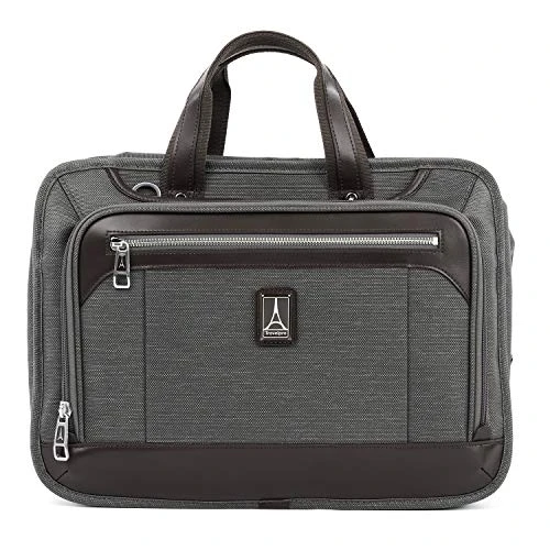 Travelpro Travlepro Luggage Platinum Elite 16" Carry-on Slim Business Computer Briefcase, Vintage Grey, One Size 1 Travelpro Travlepro Luggage Platinum Elite 16" Carry-on Slim Business Computer Briefcase, Vintage Grey, One Size