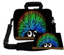 LUXBURG 14" Inches Luxury Design Laptop Notebook Sleeve Soft Case Bag With Handle And Shoulder