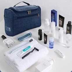 Toiletry Bag,AOVOLLY Hanging Travel Toiletry Bag For Women And Men, Water-resistant Cosmetic Travel Bags With Handle And Hook,Makeup Organizer For Toiletries, Cosmetics, Brushes, Bottle -Luggage Factory 51KnPdRW1WS