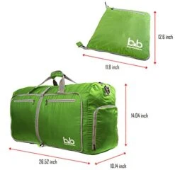 Extra Large Duffle Bag With Pockets - Travel Duffel Bag For Women And Men (Dark Green) -Luggage Factory 51MX47ZXYxL