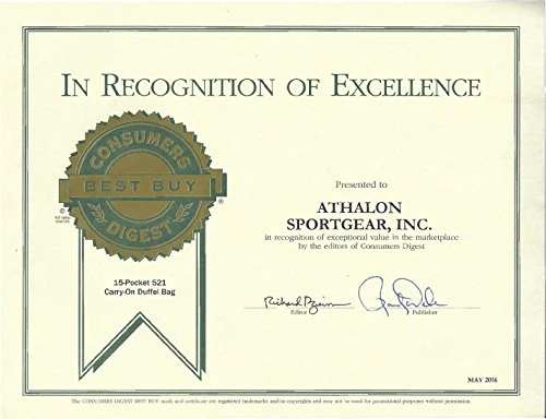 Athalon Luggage 22 Inch 15-Pocket Duffel, Red, One Size 2 Athalon Luggage 22 Inch 15-Pocket Duffel, Red, One Size - Image 2