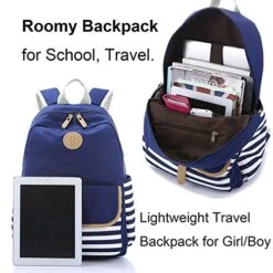 FLYMEI Cute Backpack For Women, School Backpack For Girls Fashion Bookbag For Women 15.6'' Laptop Back Pack With USB Charging Port, Lightweight Blue Bookbag Casual Girl Backpack 13 FLYMEI Cute Backpack For Women, School Backpack For Girls Fashion Bookbag For Women 15.6'' Laptop Back Pack With USB Charging Port, Lightweight Blue Bookbag Casual Girl Backpack -Luggage Factory 51MwdjHo8qL