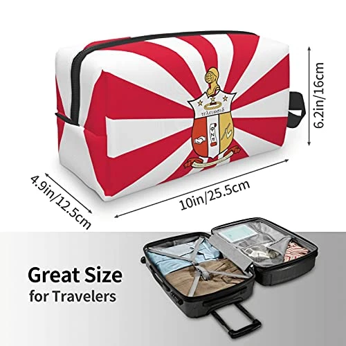ZHUOBAIL Ka-pp_a A_lp-ha Ps-i 1911 KAP Fraternity Storage Toiletry Bags Travel Makeup Case Makeup Bag Organizer Accessories Case Tools Case Women Men And Girls 4.9x10x6.2 Inch 6 ZHUOBAIL Ka-pp_a A_lp-ha Ps-i 1911 KAP Fraternity Storage Toiletry Bags Travel Makeup Case Makeup Bag Organizer Accessories Case Tools Case Women Men And Girls 4.9x10x6.2 Inch - Image 6
