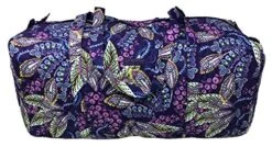 Vera Bradley Large Traveler Duffel Bag (Batik Leaves)