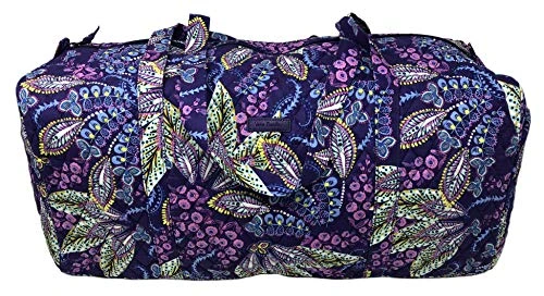 Vera Bradley Large Traveler Duffel Bag (Batik Leaves) 1 Vera Bradley Large Traveler Duffel Bag (Batik Leaves)