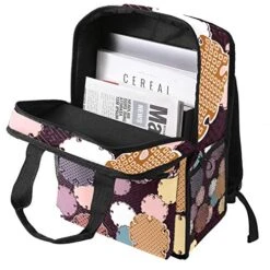 LORVIES Japanese Circle Pattern School Bag For Student Bookbag Teens Travel Backpack Casual Daypack Travel Hiking Camping -Luggage Factory 51O8O5BtOnL