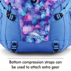 High Sierra Loop-Backpack, School, Travel, Or Work Bookbag With Tablet-sleeve, Shine Blue/Lapis, One Size 9 High Sierra Loop-Backpack, School, Travel, Or Work Bookbag With Tablet-sleeve, Shine Blue/Lapis, One Size -Luggage Factory 51OTECkhh9L