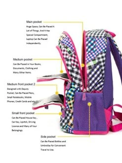 Tilami Backpack Laptop Bag 14 Inch School Bag Children Bookbags Laptop Bag,Cool Colors 11 Tilami Backpack Laptop Bag 14 Inch School Bag Children Bookbags Laptop Bag,Cool Colors -Luggage Factory 51P0nuw 64L