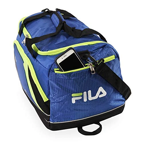 Fila Advantage 19" Sport Duffel Bag, Blue/Lime 7 Fila Advantage 19" Sport Duffel Bag, Blue/Lime - Image 7