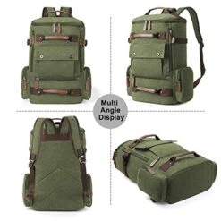 Canvas Backpack For Men, Yousu Man Vintage Travel Duffel Backpacks Large Capacity Rucksack -Luggage Factory 51SlVhjCMCL